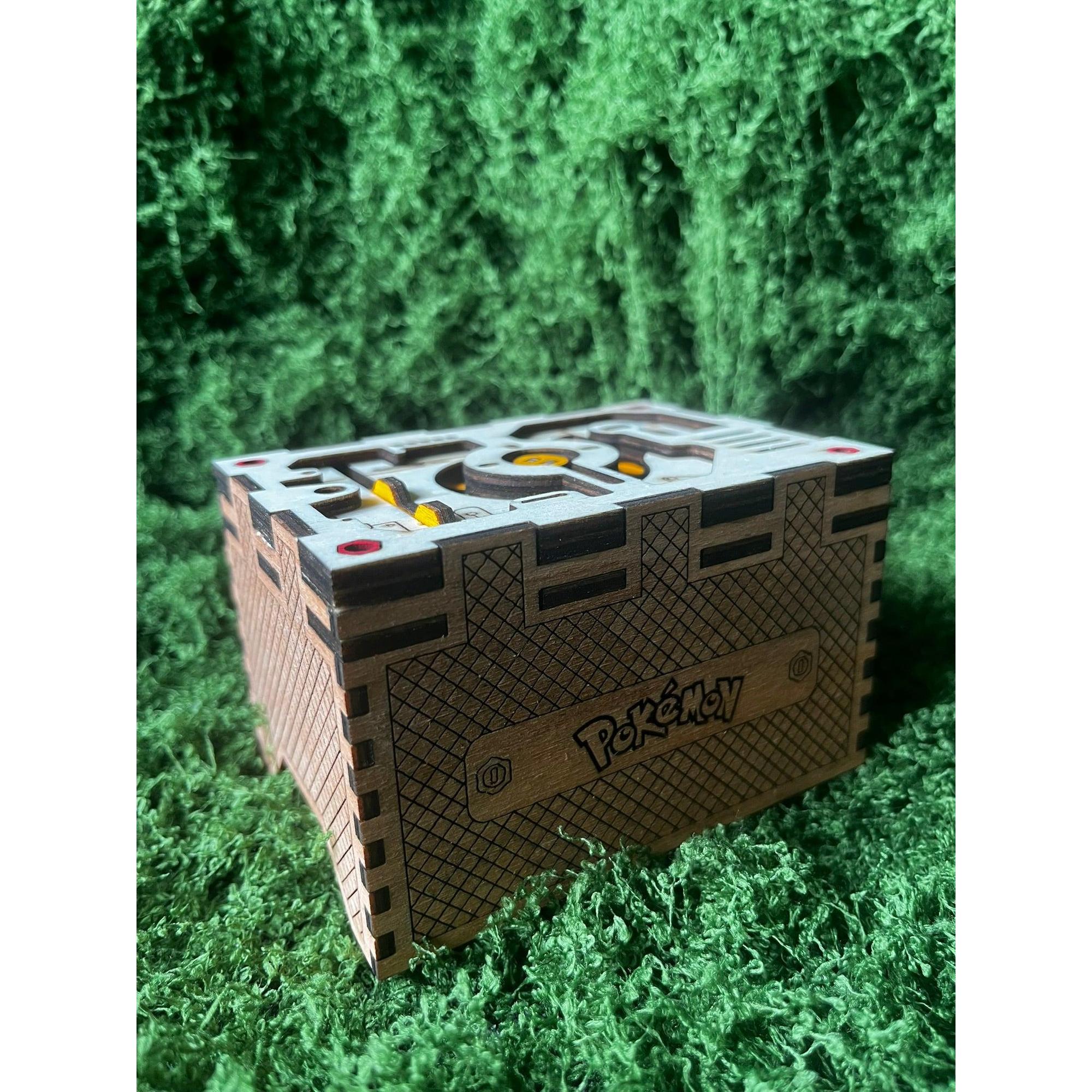 Aufbewahrungsbox mit Zahnradmechanik