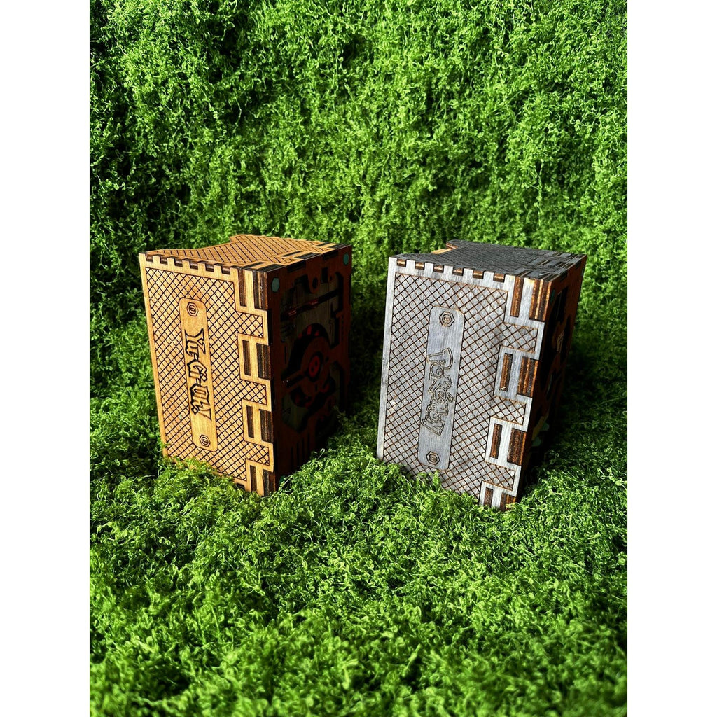 Aufbewahrungsbox mit Zahnradmechanik
