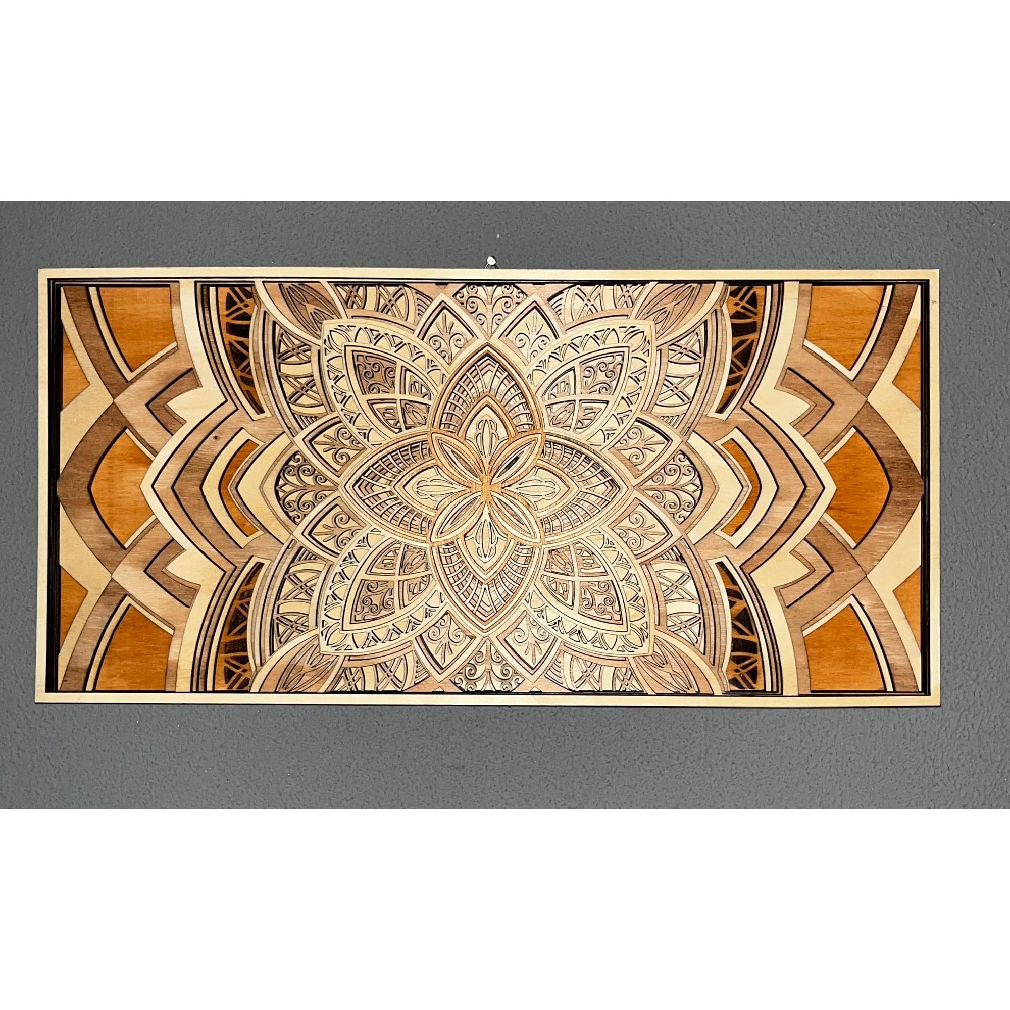 Holz Mandala